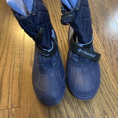 COLUMBIA Size 5 Frost Flight BLUE REMOVABLE LINER DUCK WINTER SNOW BOOTS