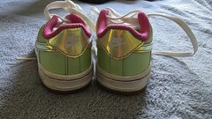 3C NIKE Air Force 1 Gum Sole White Mint Hot Pink Iridescent RARE