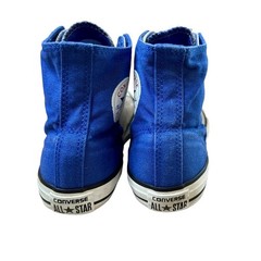 Converse Blue Grey Peel Back High Top Sneakers Shoe Juniors 6 Hip Hop Womens 7.5