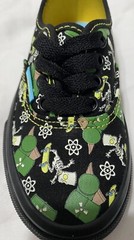 Vans The Simpsons Glow Incrhe Dark Bart Shoes. Kids Size: 11.5K