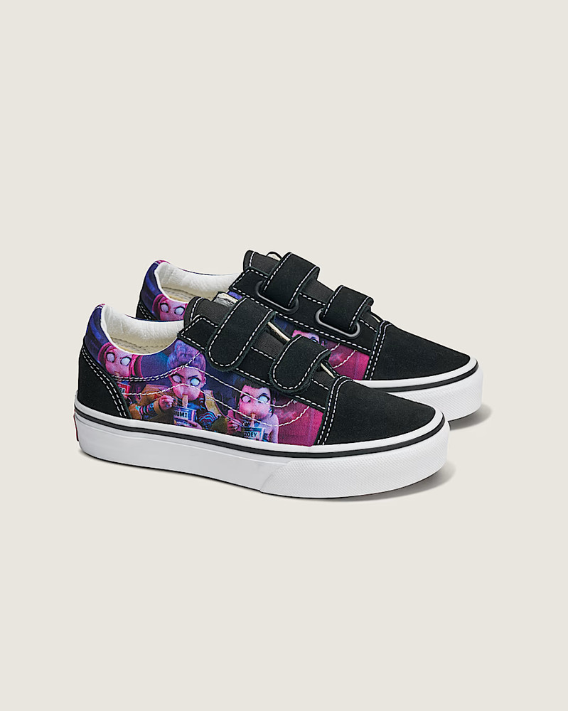 KPop Demon Hunters x Vans Little Kids Old Skool Shoe PS Size 3 NEW