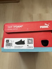 PUMA FlexFocus Modern AC PS Black Low Top Lace-Up Mesh Sneaker 312062 06