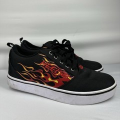 Heelys Pro 20 Prints Black Red Flame skate shoes Youth 6