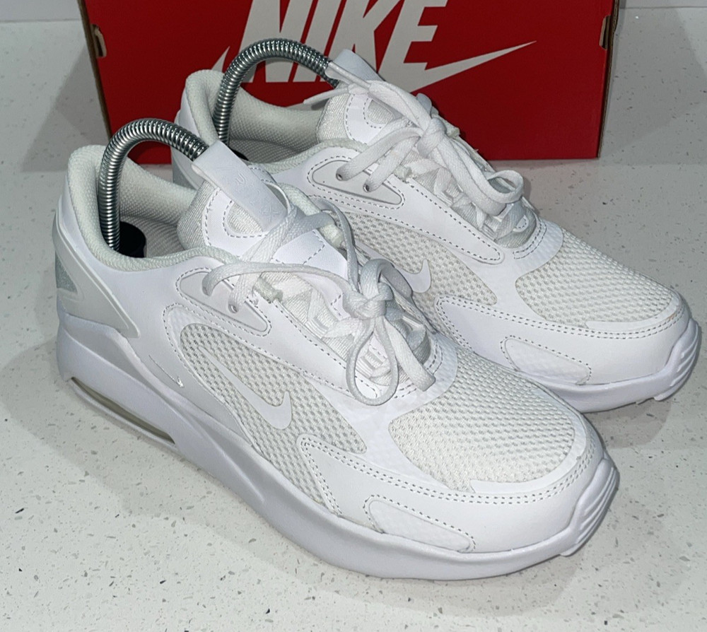 Nike Air Max Bolt Triple White GS CW1626 014 NEW