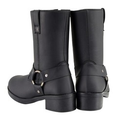 Milwaukee Leather MBK9280 Boys Classic Black Harness Biker Boots 2