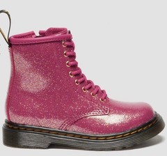 Dr. Martens Big Kid’s Boots 1460 Fuchsia-Silver-Gold Glitter NIB Size 5