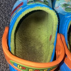 Crocs Fun Lab Super Mario Nintendo Yoshi￼ Clog Childrens Size 10c Blue