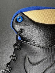 Size 2 – Nike Manoa LTR Black/Black-Sesame-Game Royal Kids Boots Shoes