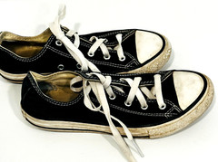 Converse All Star Sneakers Low Top Black White #3J235 Unisex Kids Youth Size 3