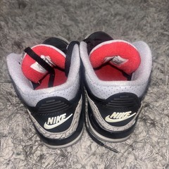 Used In Air Jordan 3 Retro Preschool Black Cement Size 12 Youth