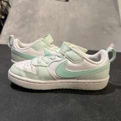 Nike Shoes Toddler Size 12C White Mint Hook Loop FZ3541-100 Athletic Sneakers