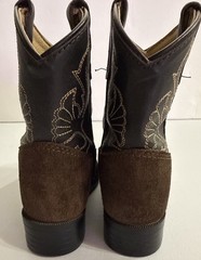Masterson Boot Company Brown Suede Leather Western Cowboy Boots Toddler Size 5 M