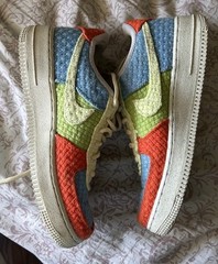Nike Air Force 1 Shoes Size 7Y US Size 9 Hemp-Multi DV2192-400