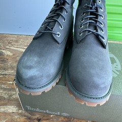 Timberland 6in Premium Boot Grey Boots Classic 3 Youth New In Box Primaloft