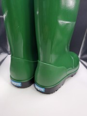 ZOOGS Waterproof Kelly Green Rain Boots Junior Size 1 NEW