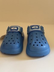 Heva Blue EVA Hook & Loop Buckle Clogs New Child Size 9