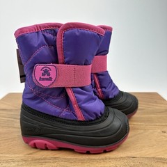 New Kids Kamik Snowbug 5 Insulated Faux Fur Lined Waterproof Snow Boots Size 7 C