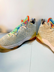 Nike Lebron XVII LMTD (GS) CT4136-100 Unisex 6.5 Basketball Shoes White Sneakers