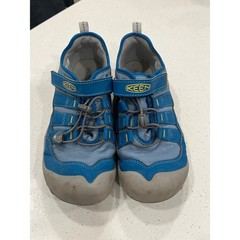KEEN Kids Blue Yellow Hook and Loop Water Ready Sport Sandals Size 3