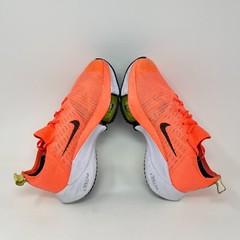 Nike Air Zoom Tempo Next% Flyknit Orange Athletic Casual Shoes Youth Size 6.5