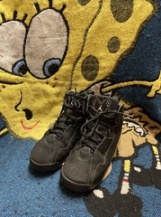 Jordan True Flight Mid Black 343795-010 Youth GS Size 5.5Y