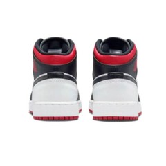 Nike Air Jordan 1 AJ1 Mid Black Toe White Red Shoes DQ8423-106