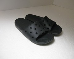CROCS Junior Size 5 Black Iconic Comfort Slides Water Proof