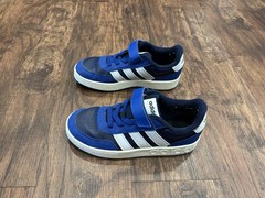 Kid’s Adidas Breakbase Sneaker Size 3 Navy/Gray/Royal NEW