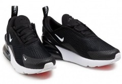 NIKE AIR MAX 270 (PS) BLACK / WHITE PRE SCHOOL AO2372 001