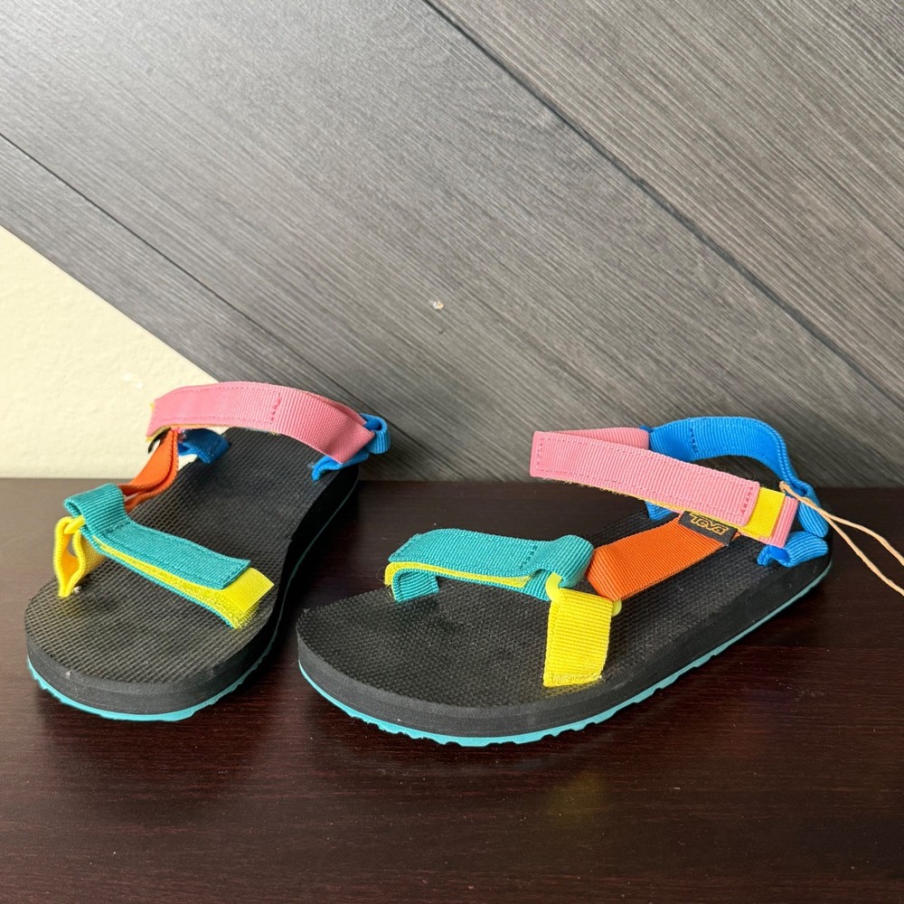 Teva Kids Original Universal Sport Sandals Multicolor Big Kids Size 4 NWOT