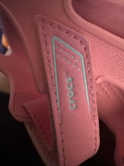 2 Crocs Kids-Pink Lemonade Swiftwater Expedition Sandals + Pink Mary Jane’s C11