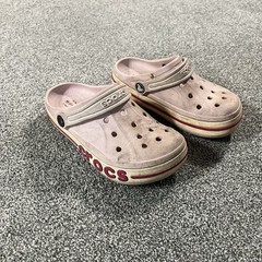 Crocs Crocband Pink Clogs Kids J1 Slip On Comfort Shoes Lightweight