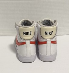 Nike Blazer 77 Mid White/Picante Red (Youth 4Y) (Women 5 1/2) DA4086-110