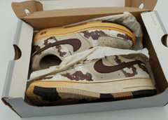 Nike Air Force 1 Low Premium ￼LE GS ‘Birch’ CAMO 310577-221 Sz6.5 Y AF1
