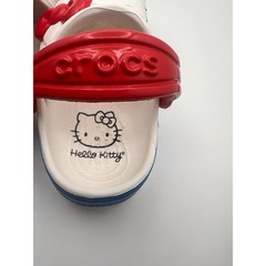 Crocs Hello Kitty 50th Anniversary Clog White Red Blue Kids Size C6 209465