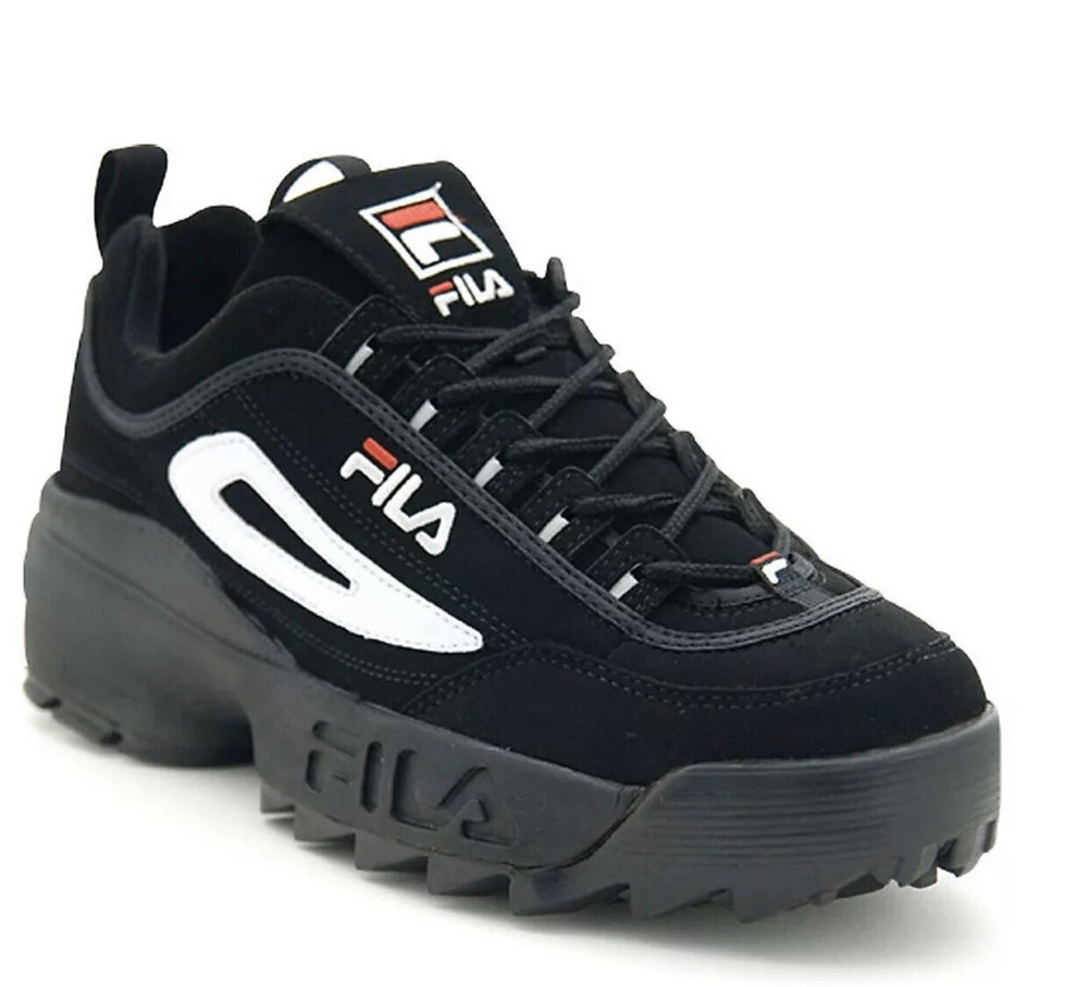 Fila Disruptor II 2 Sneaker Size 6.5 Men 8 Female Black/White