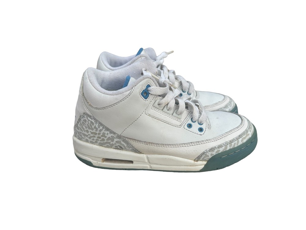 2006 Air Jordan Retro 3 GS White Harbor (834014-142) US 4Y