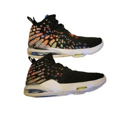 Nike LeBron 17 „James Gang“ Black/Multicolor Size 7Y, Mens 7, Womens 9