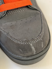 Heelys SIZE 6 YOUTH Propel 2.0 Skate Shoes Gray Orange, NO WHEELS! PLEASE READ