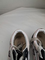 Size 1 (PS) – VANS Old Skool Low Top Butterfly Print Pink Gray Checkers