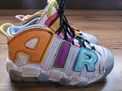 Size 2Y-Nike Air More Uptempo GS „mix N match“ DH0828-500 Kids Hi-Tops