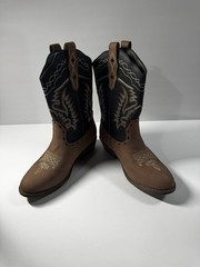 Kids Boots – Kids Rollda Western. Size 3Y. Black/Brown. Never Worn. Cowboy Boots