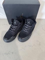 NIKE JORDAN 3 RETRO (PS) „BLACK CAT’ – SIZE 11C US – BNIB – DEADSTOCK