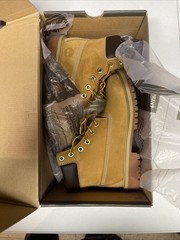 Juniors Timberland Premium 6″ WP Boot – Wheat Nubuck TB 012909 713 Size 4