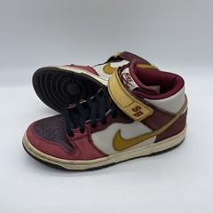 NikeSB Dunk Mid Pro Youth Size 6 Sneakers 314383-671 ‚Deep Burgundy Bronze‘