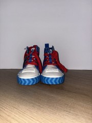 NWT & Box—Sonic the Hedgehog Kids High Top Canvas Sneakers SIZE 3 LITTLE KIDS