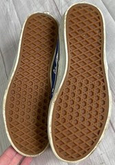 Vans Doheny Off The Wall Skate Shoe Blue Logo Unisex Youth Size 5