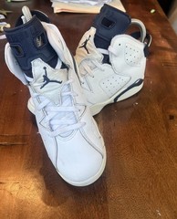 *EUC* Jordan Preschool Air 6 Retro PS 384666 141 Midnight Navy Size 3Y