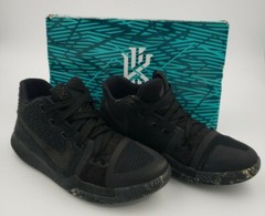 Nike Kyrie Irving 3 (GS) 2017 Sneakers Size 5Y Youth Black/Black 859466-005