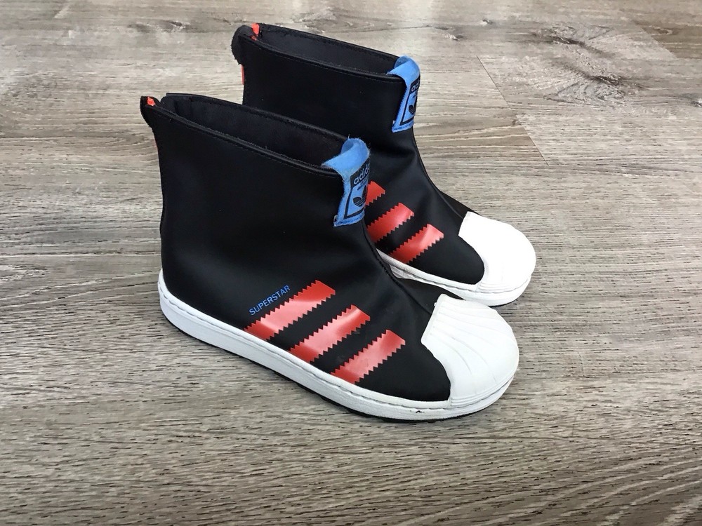 ADIDAS Superstar 360 Rain Boot J ‚Black Bright Red‘ S23967 Kids 12K